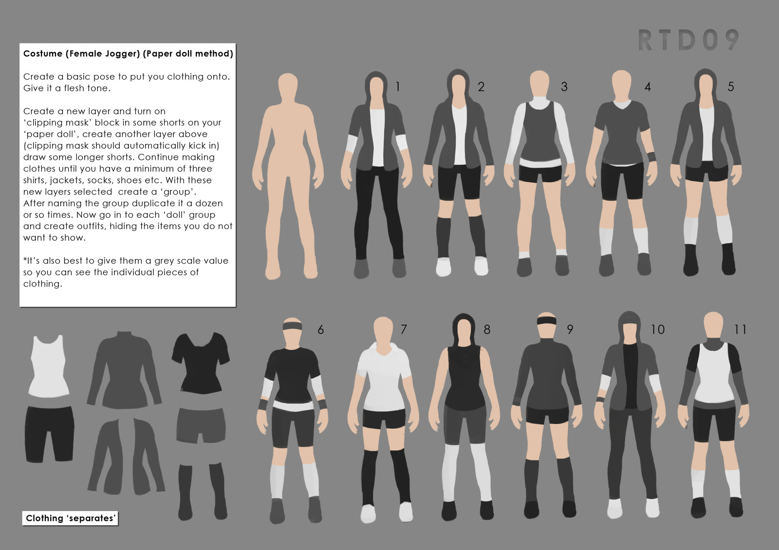 Paper Doll Shapes