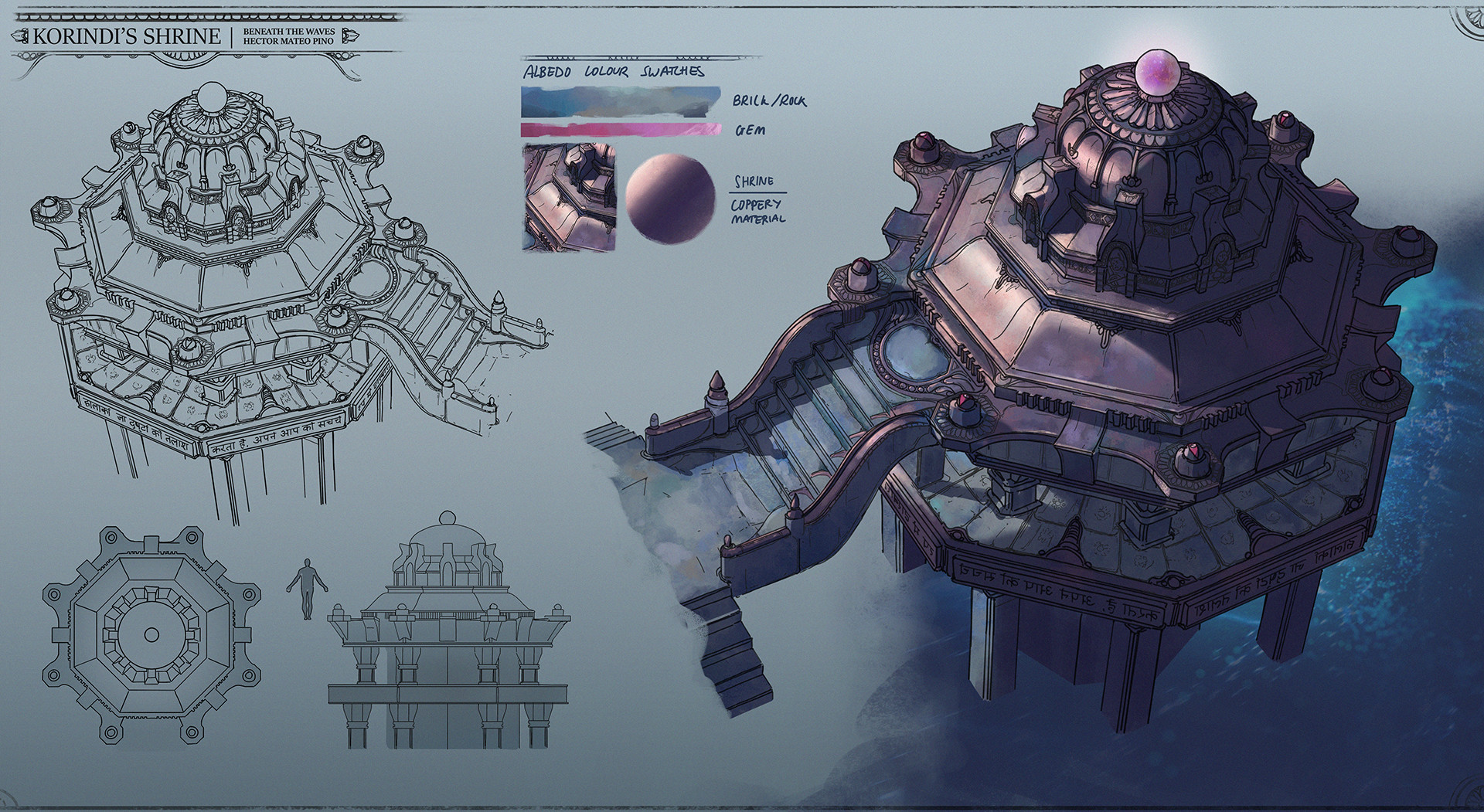 Artstation Beneath The Waves Callout Sheet 2 Hector Mateo Pino