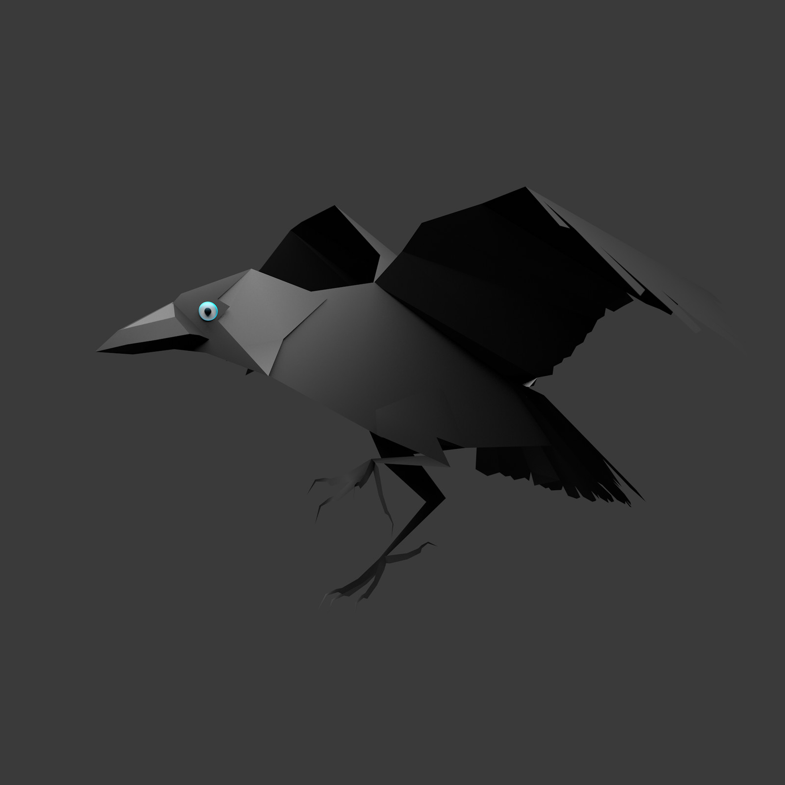 3d Jackdaw, check it of giphy