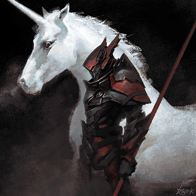 Koveck antonio garcia the unicorn and the dragon