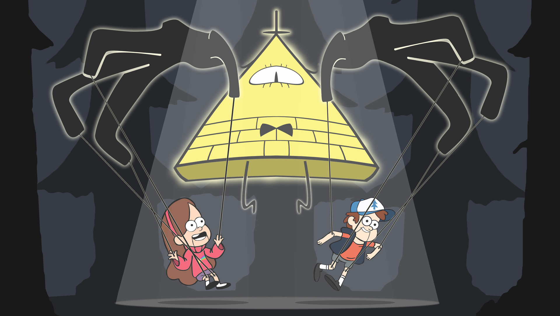 Artstation Bill Cipher S Puppets Mathias Lievre