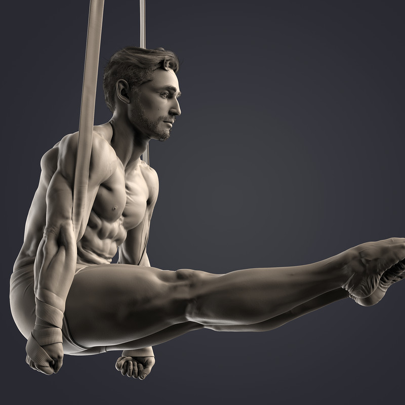 Male Straps 3 - Bodies in Motion Study - Take 2