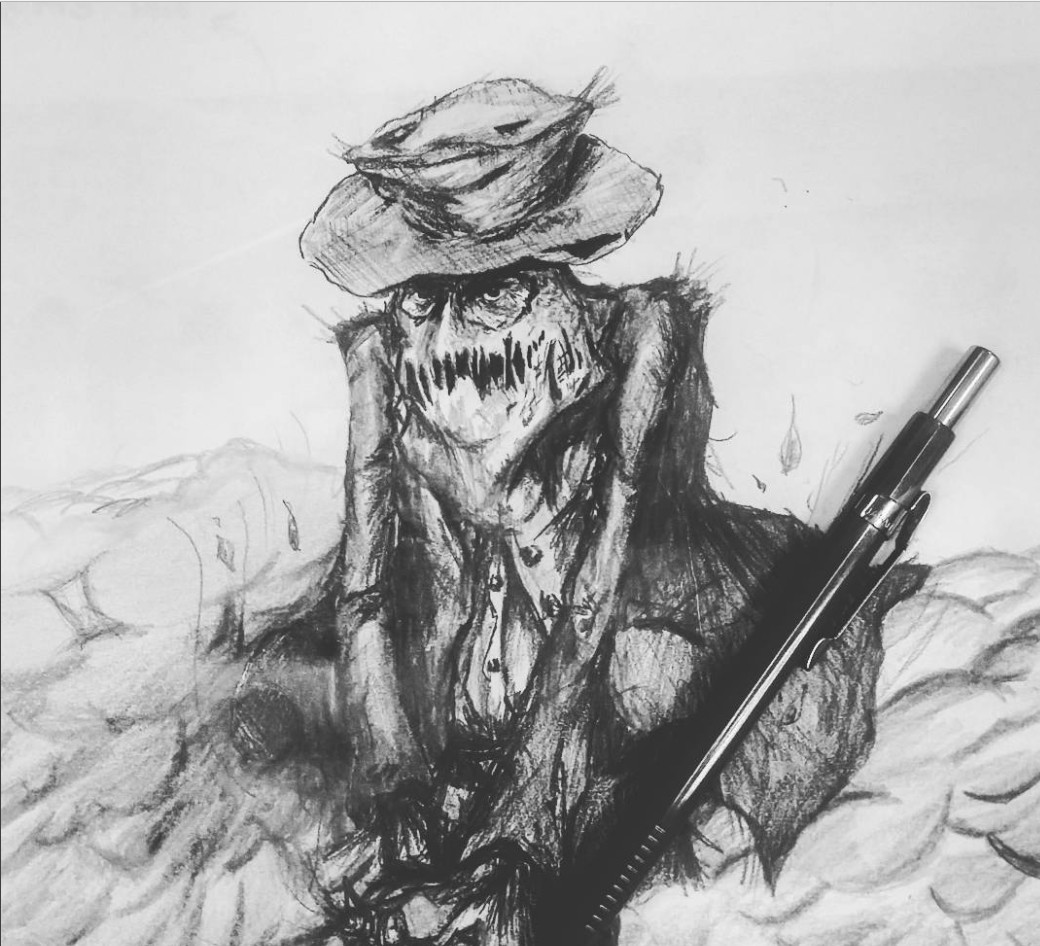 Artstation Desenho A Mao De Um Espantalho Dc Comics