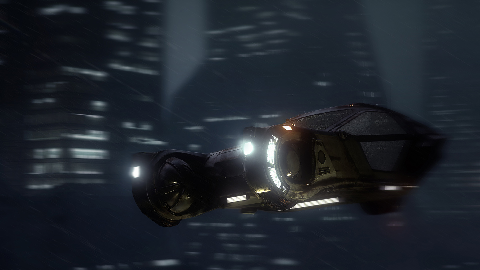 Frank Capezzuto Iii Blade Runner 2049 Spinner And City