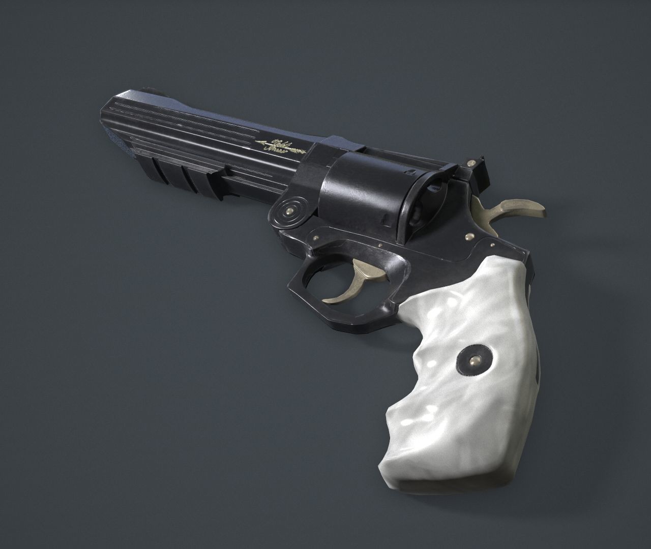  "Gold Arrow" Revolver - Concept by Timur Mutsaev 