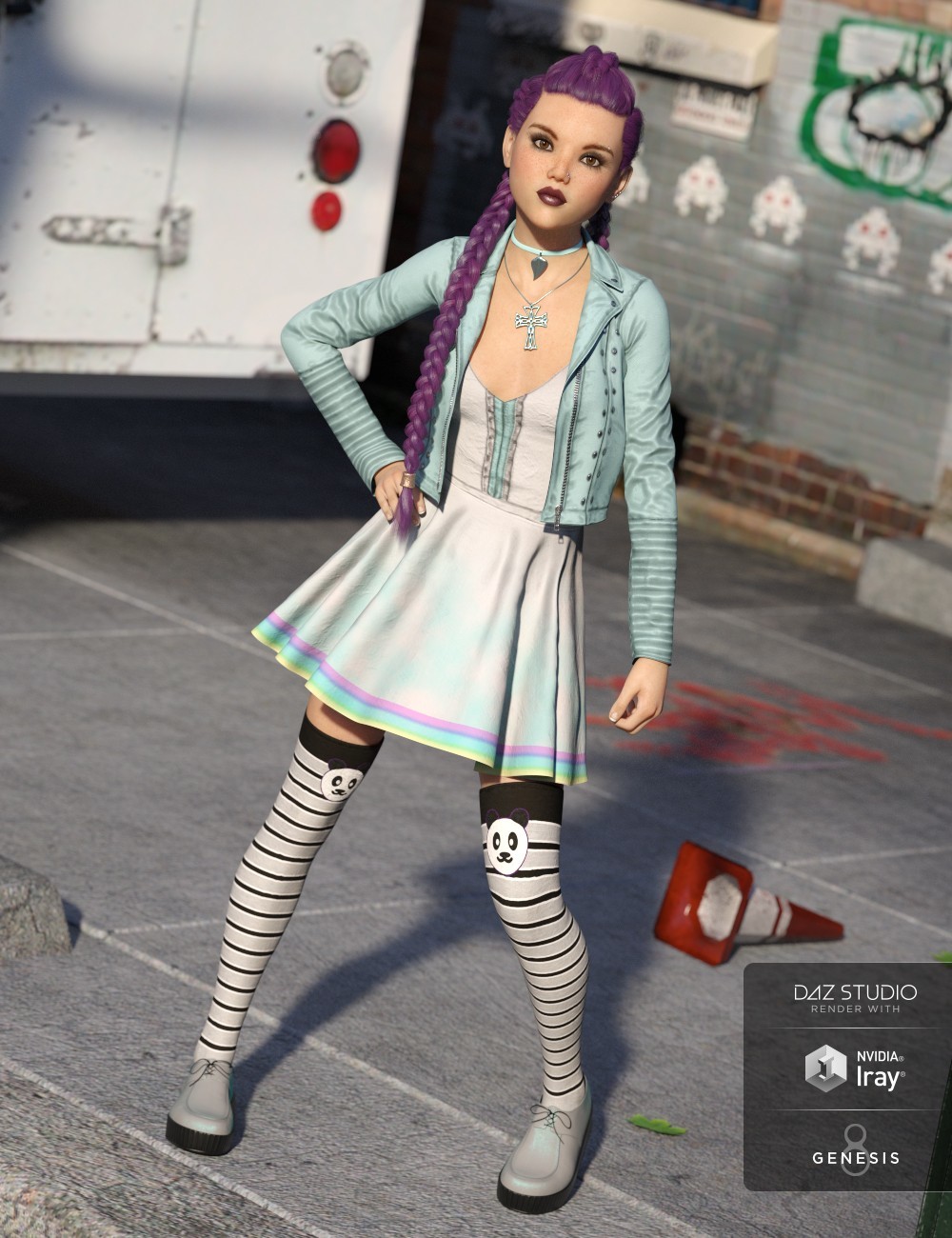 pastel outfit for female