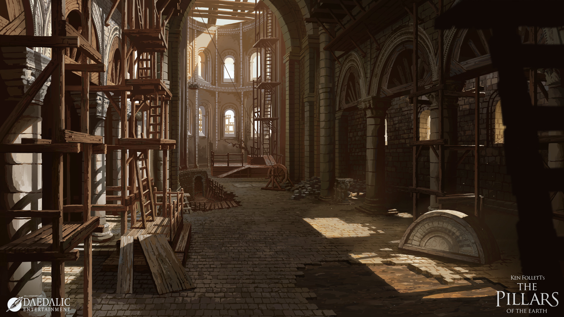 Sebastian Wagner The Pillars Of The Earth Kingsbridge Cathedral Interior
