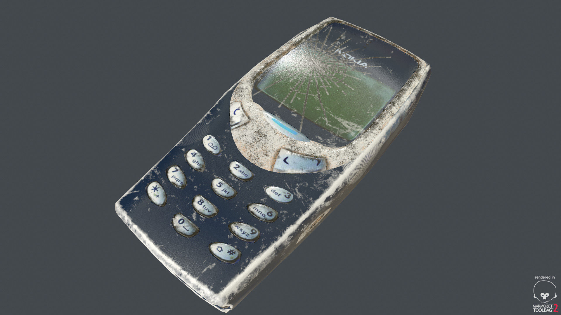 nagesh jangid nokia 3310 old lowpoly model