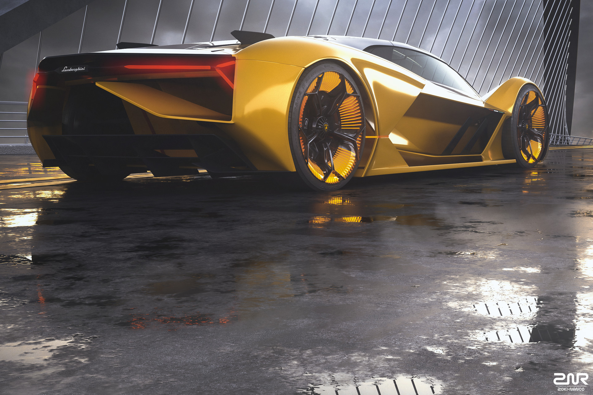 ArtStation - UE4 Ray Tracing, Lamborghini Terzo Millennio