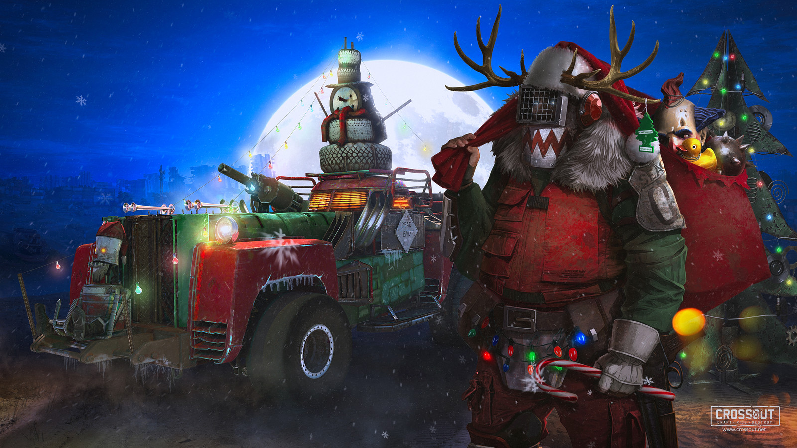 In the harsh world of post-apocalypse, a new year has come. And the gloomy Santa at night races across the wasteland giving gifts to those who have survived .... but not all =)
https://crossout.net
