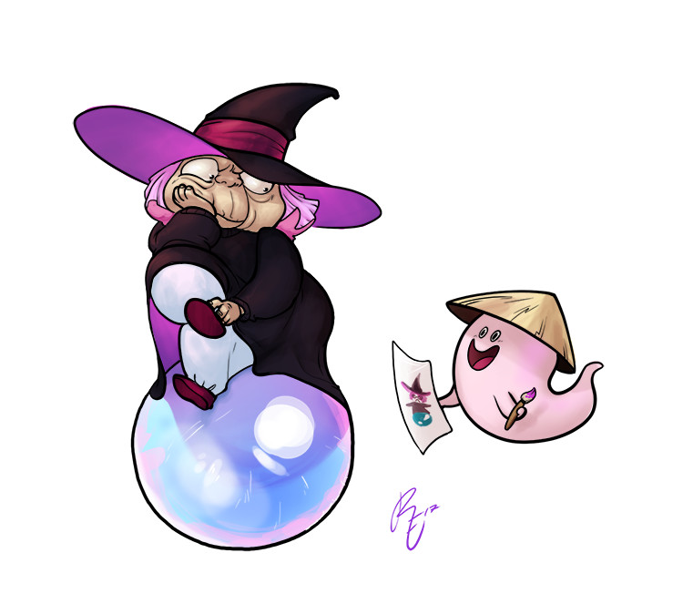 Artstation Fortuneteller Baba Ghost Usher Rachel Errede