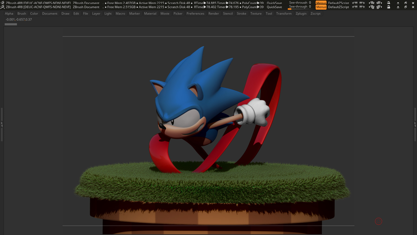 Artstation Sonic Toei Animation 3d Model Douglas Matias Duarte