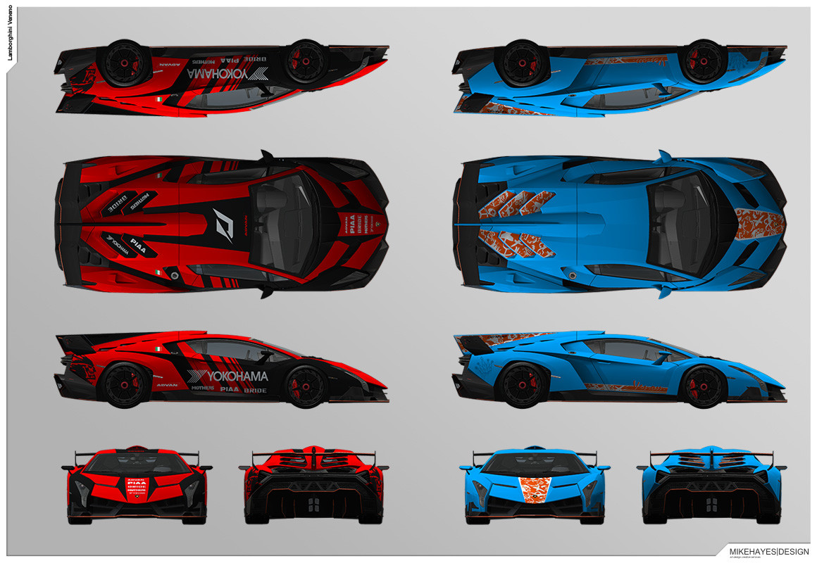 Mike Hayes - Livery Designs for Ghost Games (NFS: Rivals)