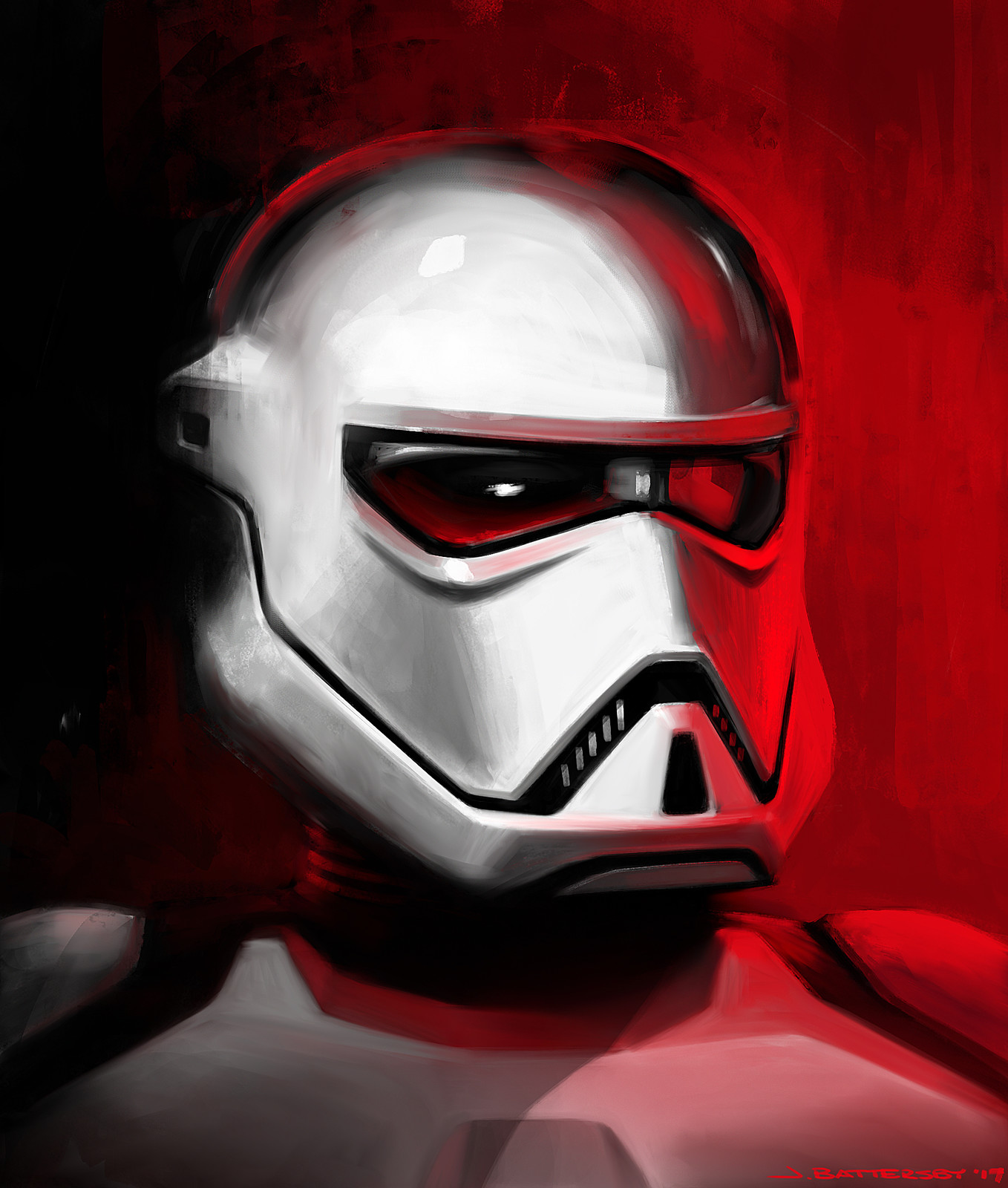 stormtrooper with red shoulder