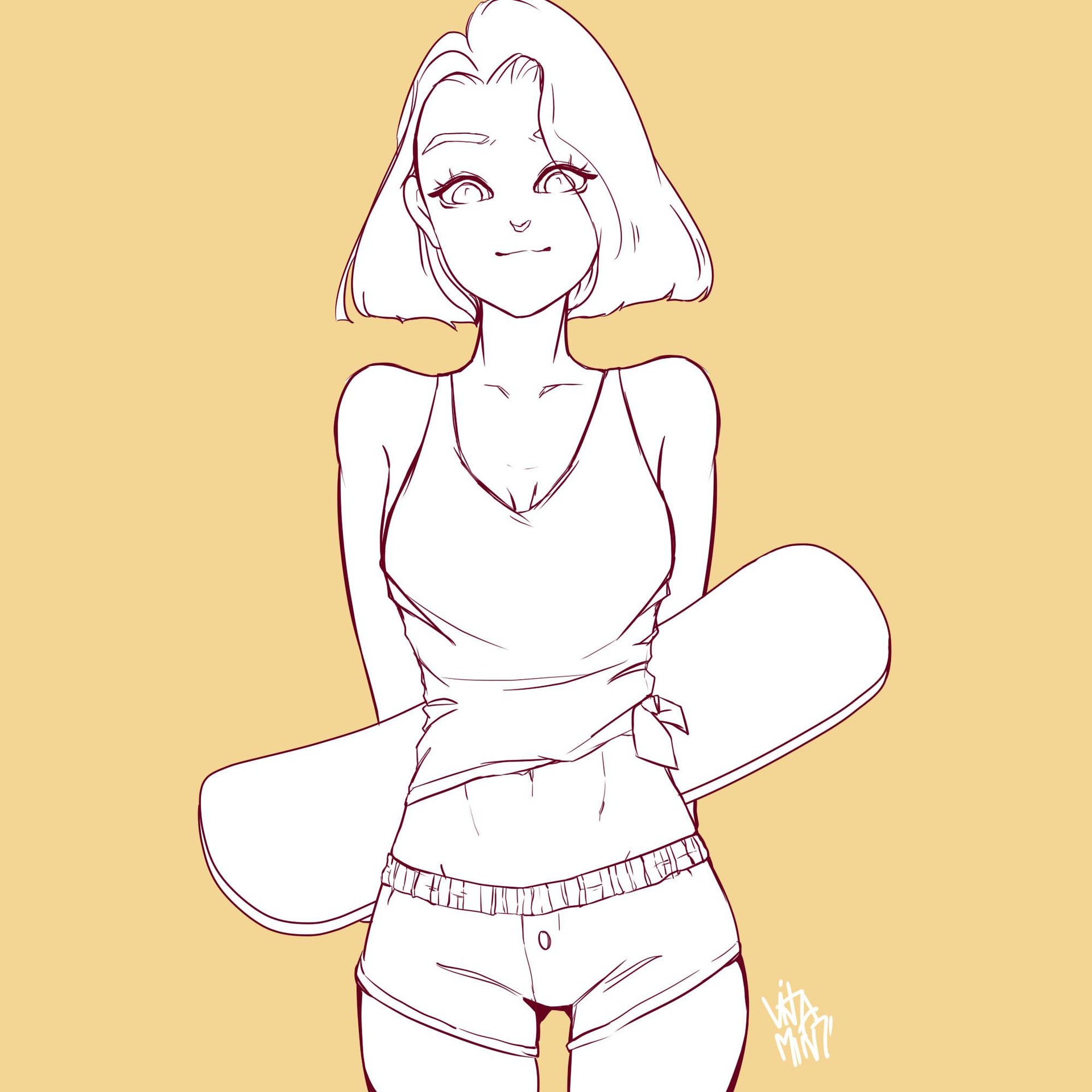 Artstation Skate Girl Vita Mint