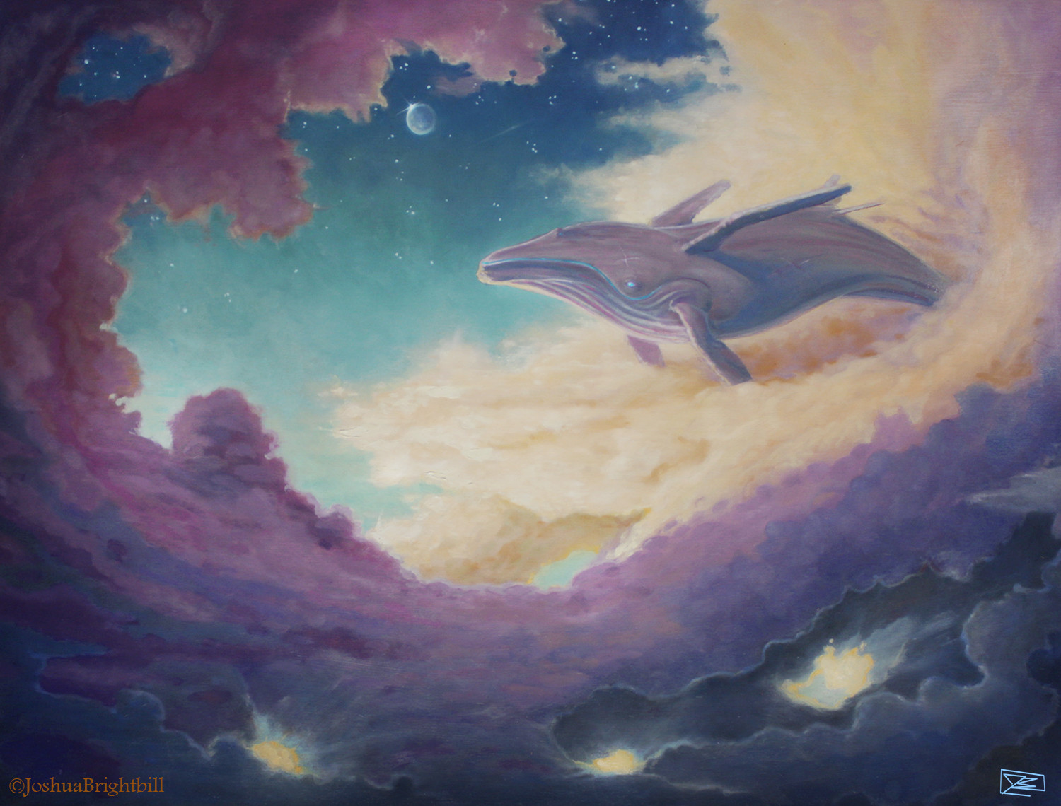 Artstation Sky Whale Josh Brightbill