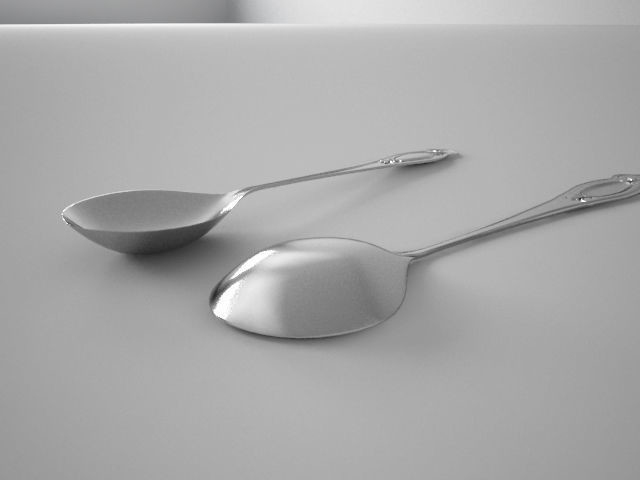 Artstation Spoon Free 3d Model Mahmoudi Noureddine
