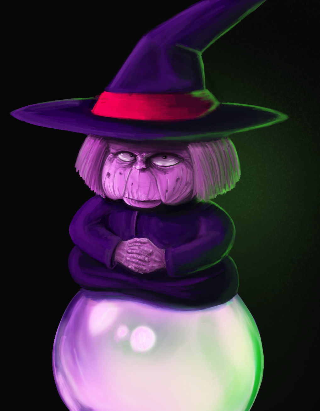 Artstation Dragon Ball Fan Art Uranai Baba Baptiste Carfantan