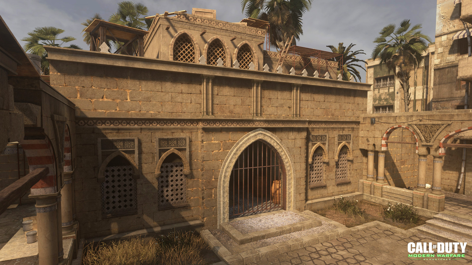 Responsible for Historical Site geo, material blends, set dressing and hexagonal floor material