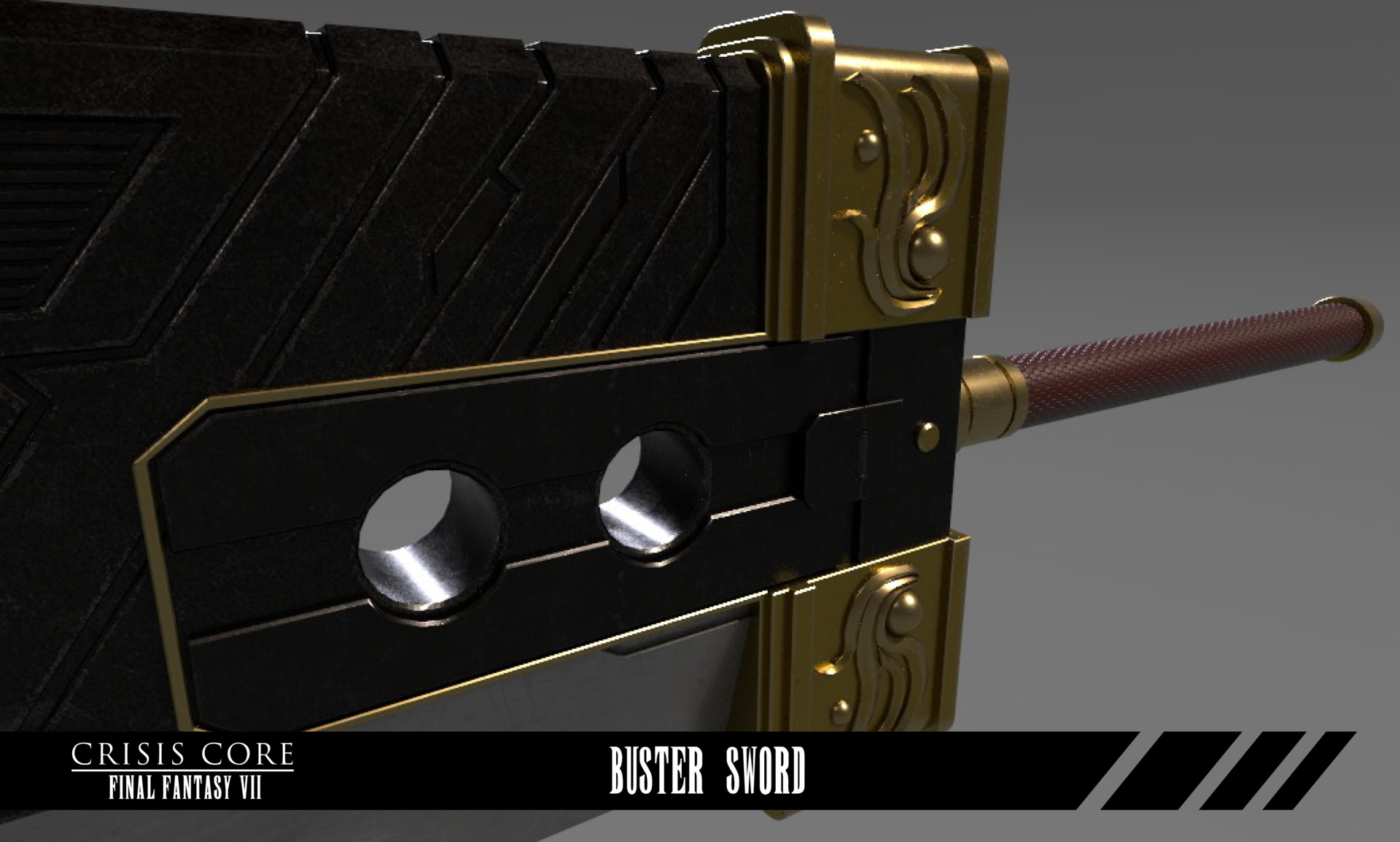 Artstation Final Fantasy Vii Crisis Core Buster Sword