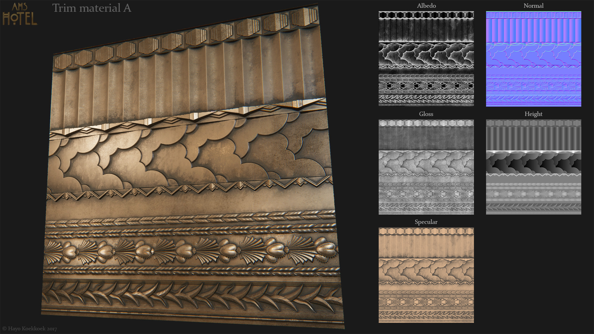 artstation hotel cortez materials