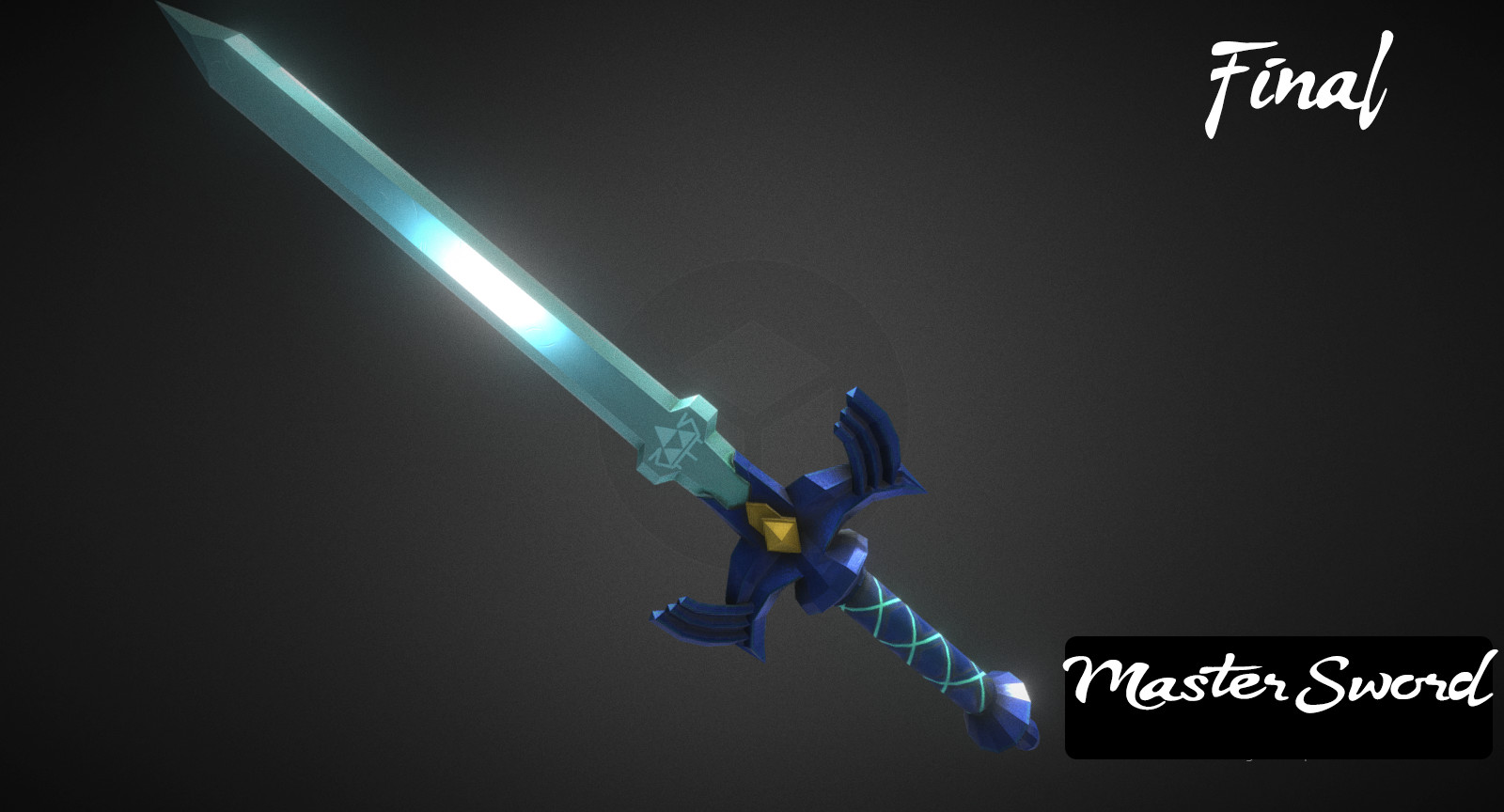 Artstation The Legend Of Zelda Botw Master Sword Alejandro Moreno Del Rio