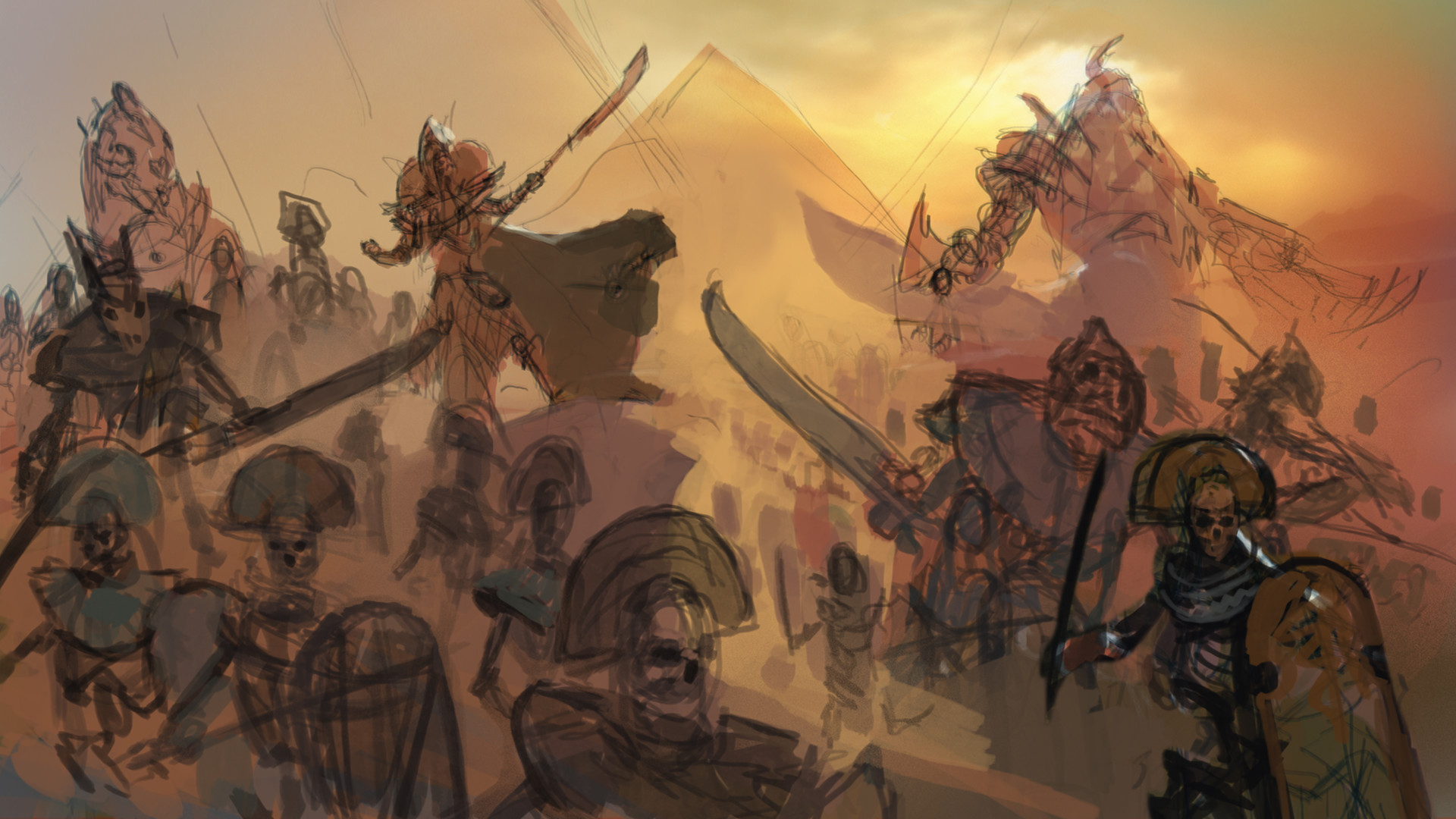 Artstation Total War Warhammer 2 Tomb Kings Diego