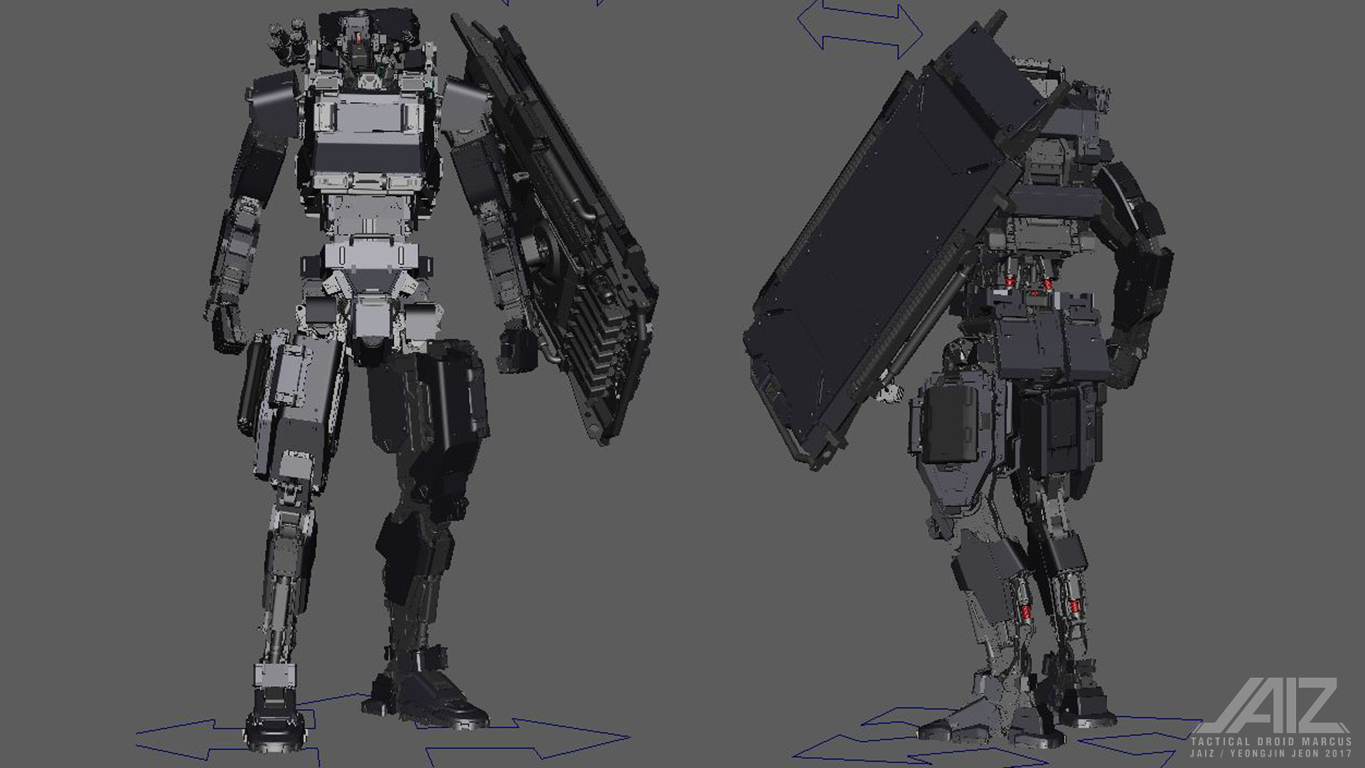 YeongJin Jeon - Tactical Droid MARCUS mk2 / for shortfilm