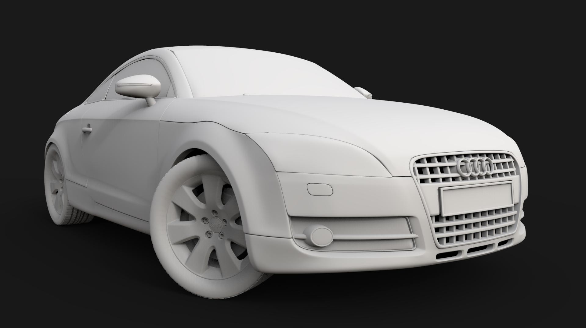 ArtStation - Audi tt 3d model