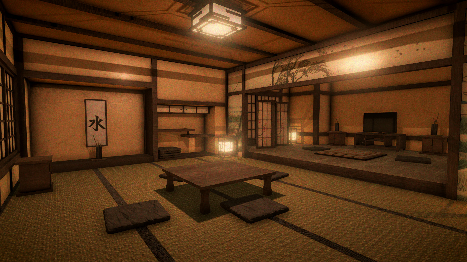 Artstation Japanese 3d Room Arnau Bordoy