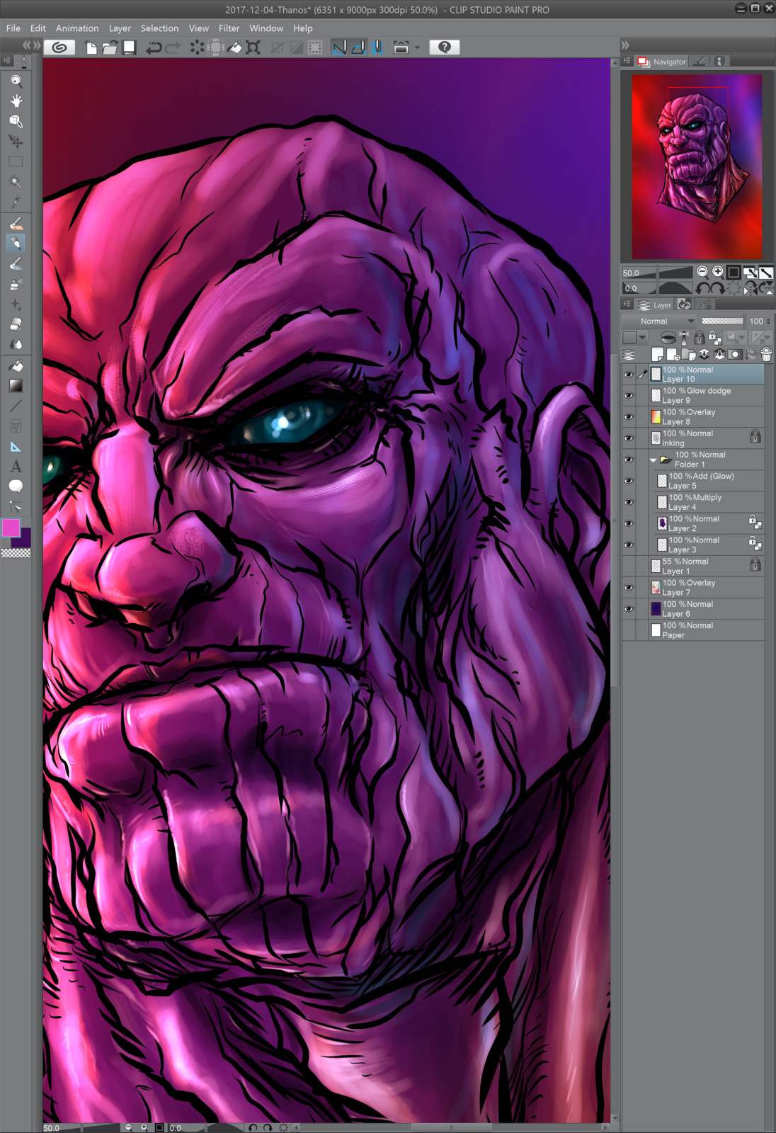 06- Blending layers to give the image a final tone and mood.