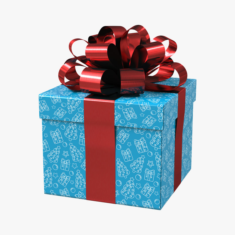 Artstation Giftbox 3d Model Andrey Simonenko