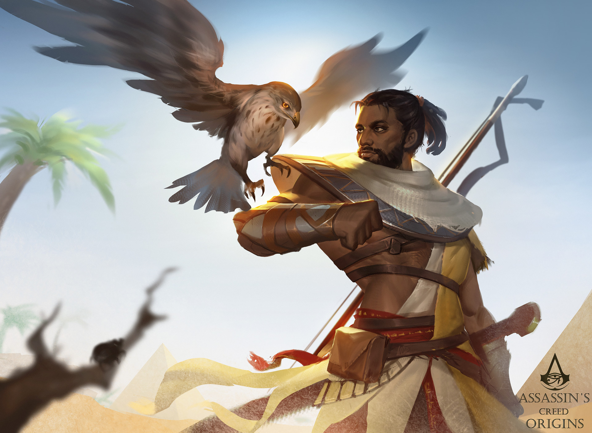 Artstation Assassin S Creed Origin Bayek Fanart Zhong Yang