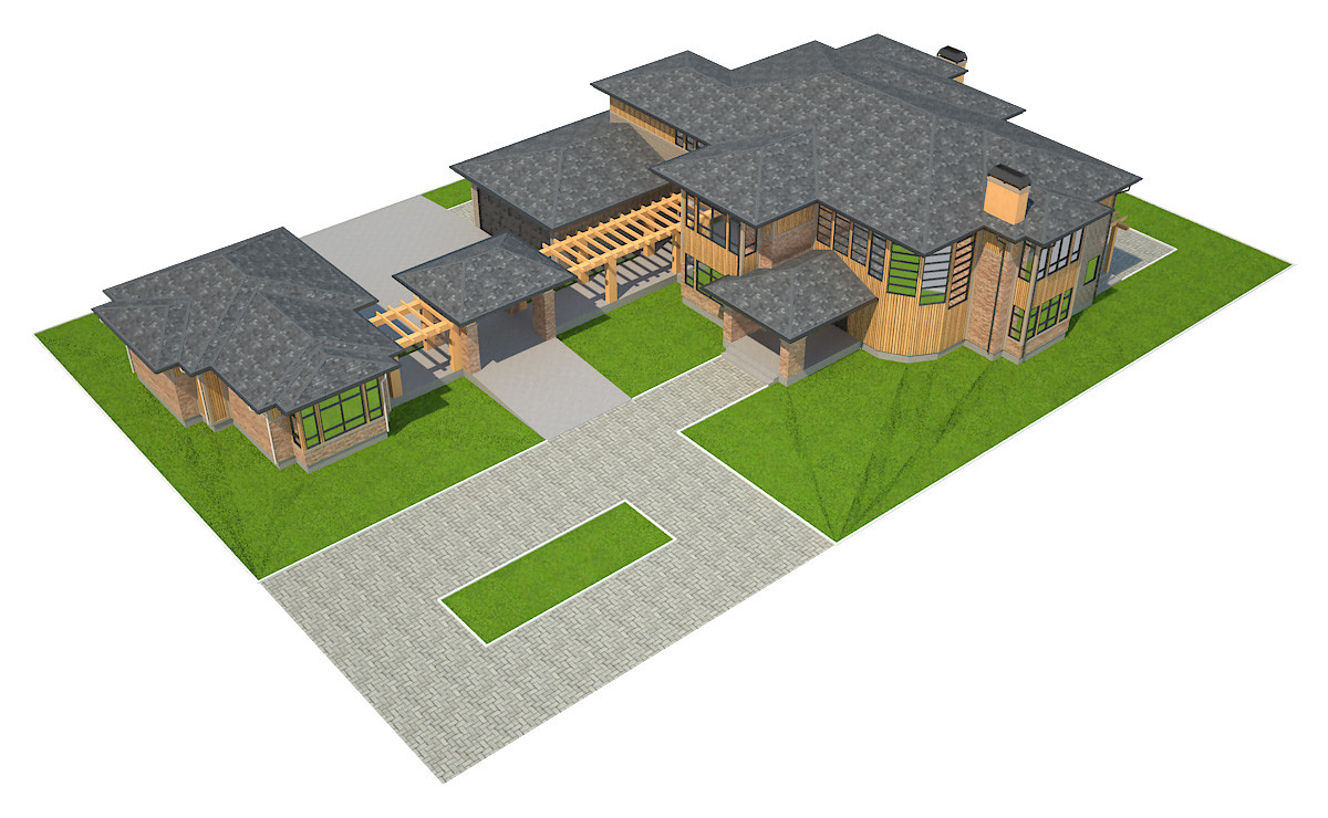 Artstation Modern House With Garage Md Hoque