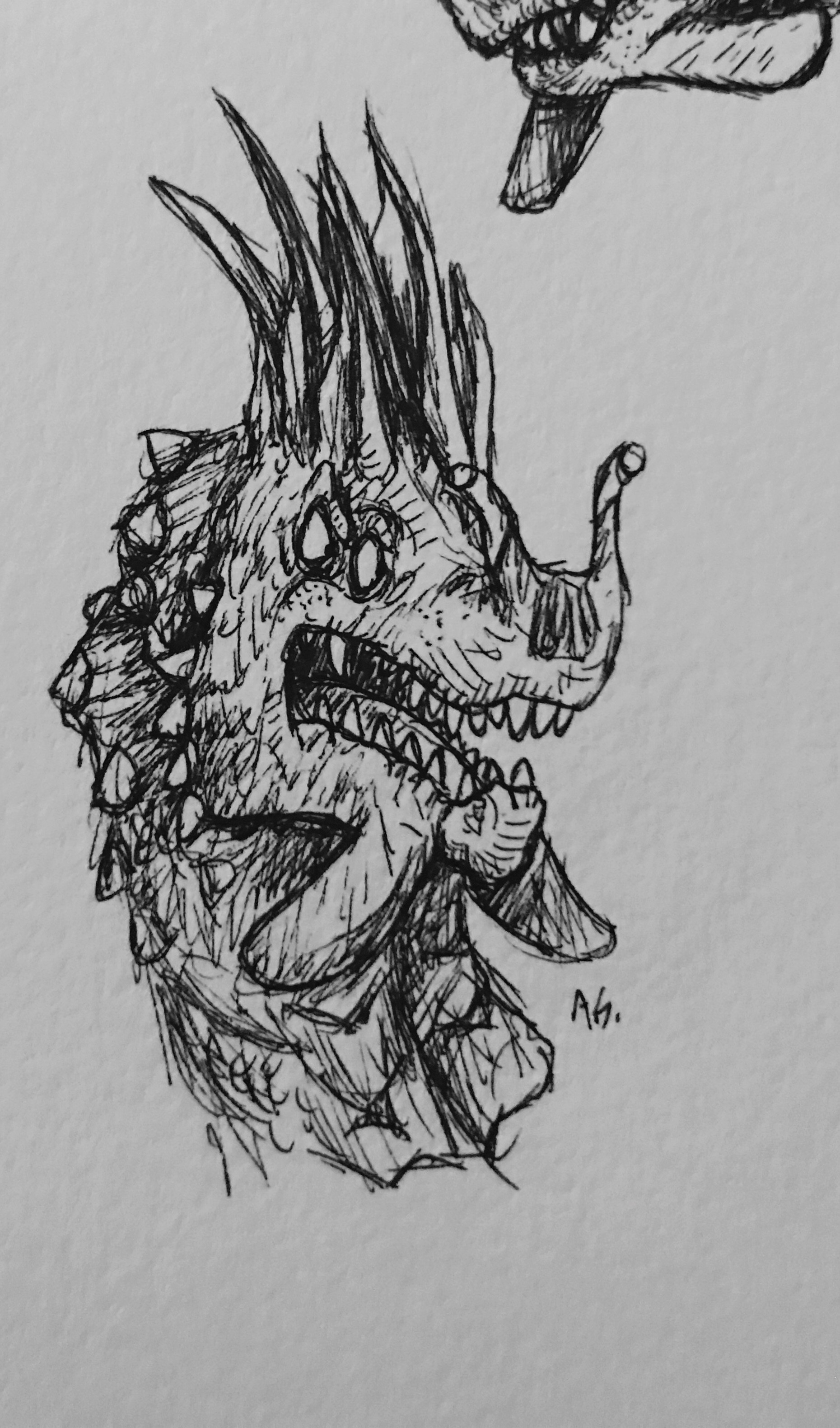 Artstation Sea Dragon Leviathan Autumn Schneider