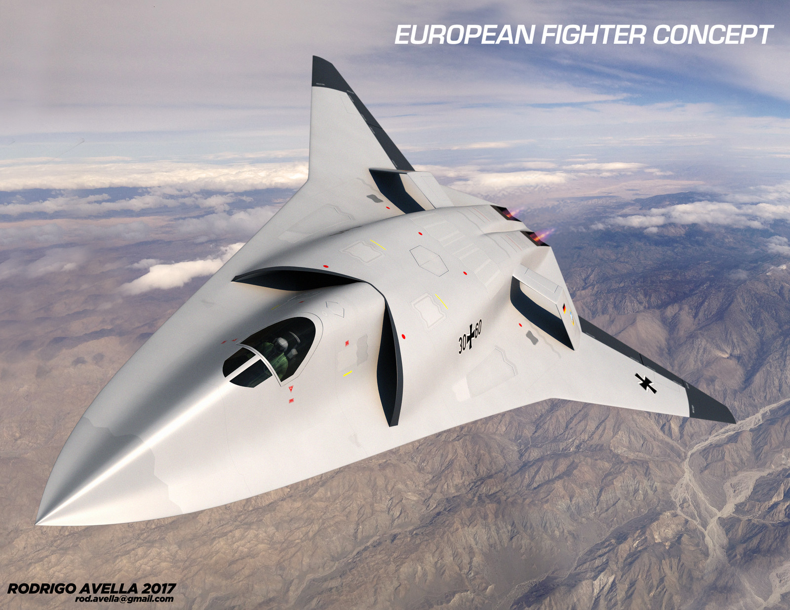 European sixth-generation concept fighter aircraft