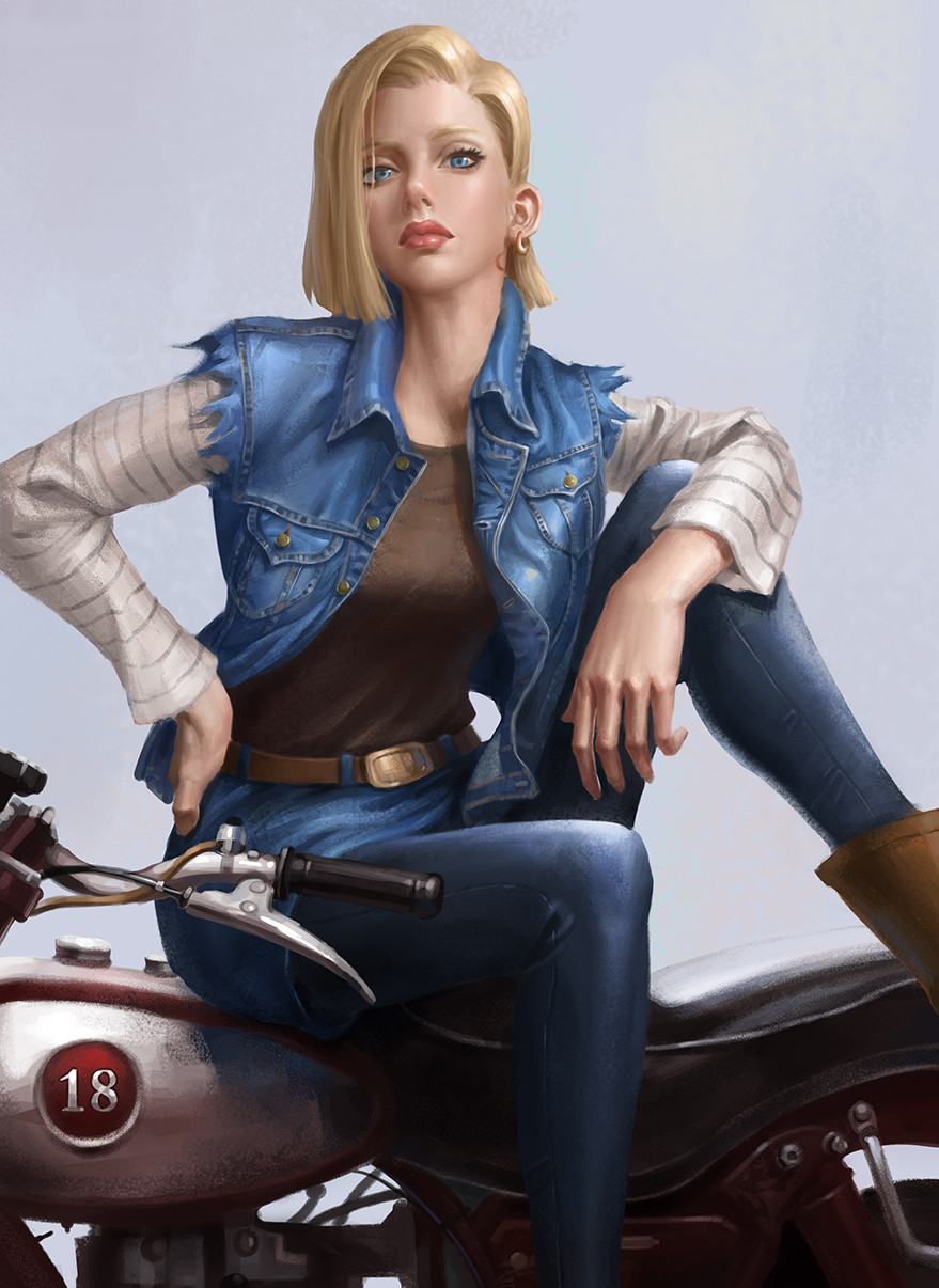 android 18 sculptures