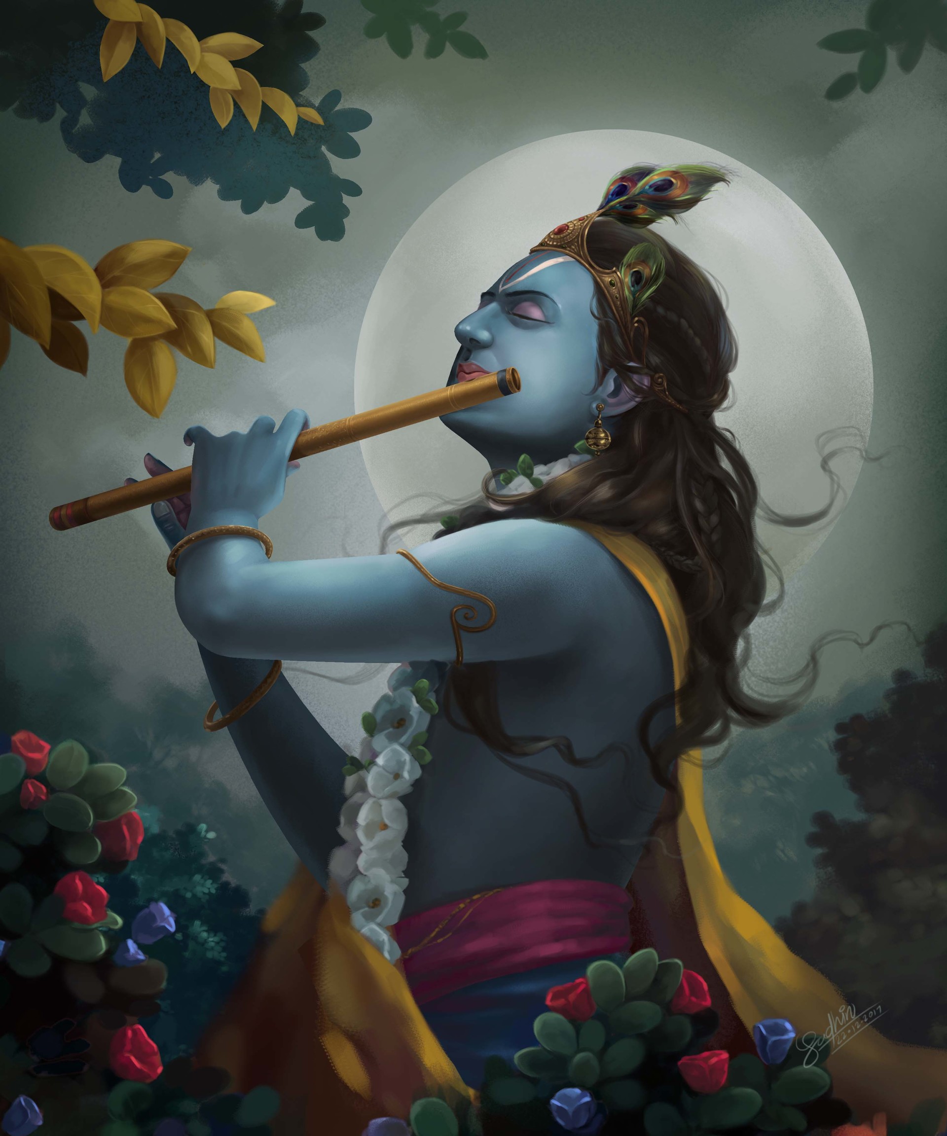 ArtStation Lord Krishna