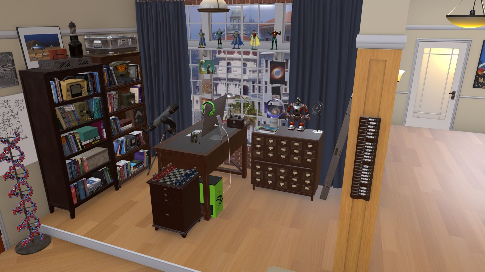 Artstation 3d Model The Big Bang Theory Living Room Fade To Black