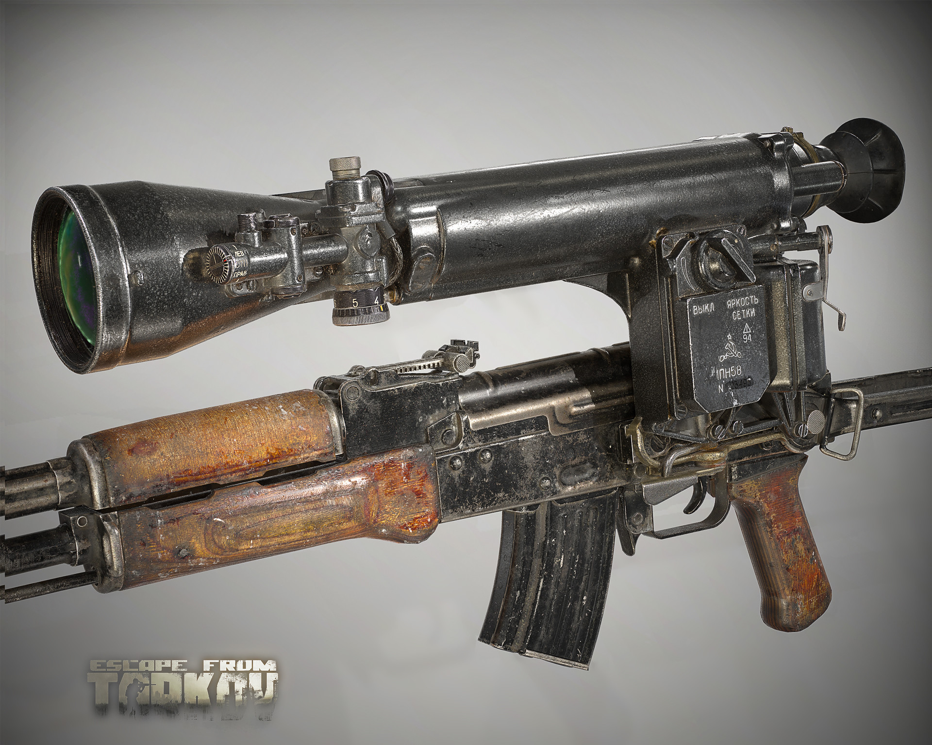 Artstation Nspum 1pn58 Night Vision Scope Vadim Spiridonov