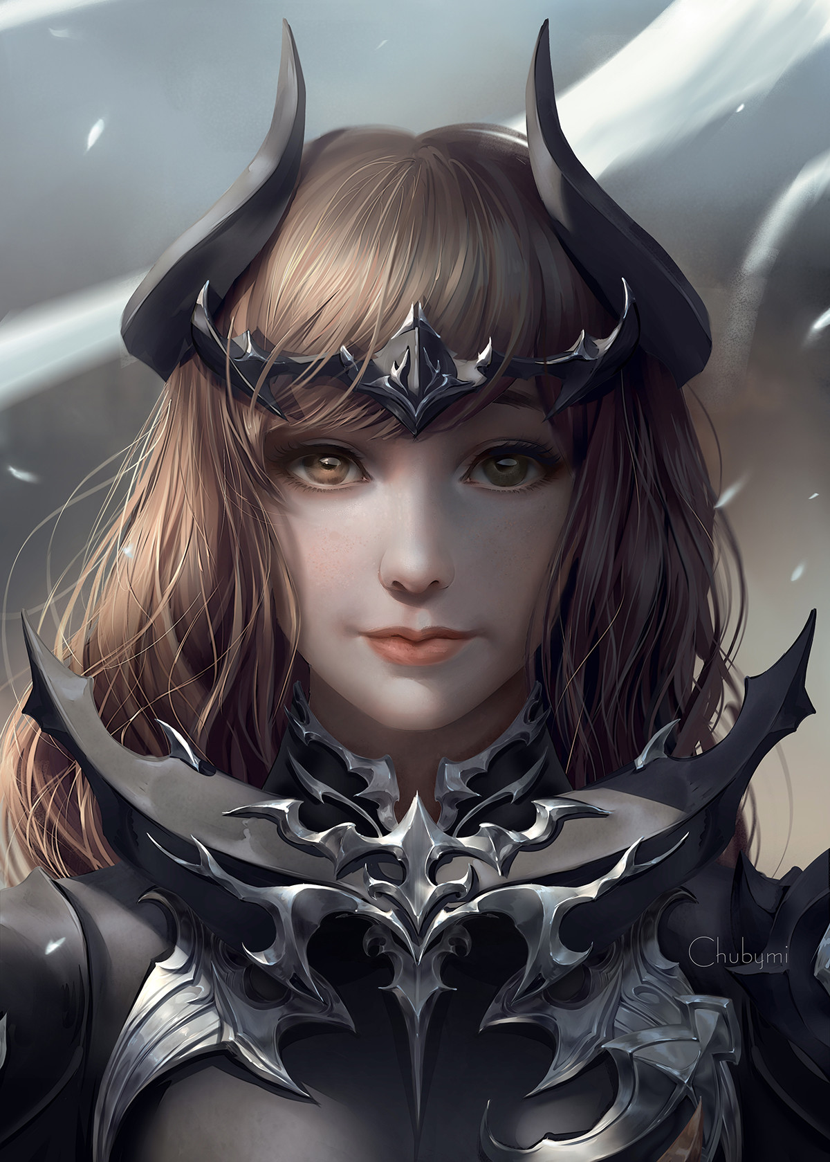 ArtStation - Final fantasy XIV's Dark knight armour , Chuby Mi
