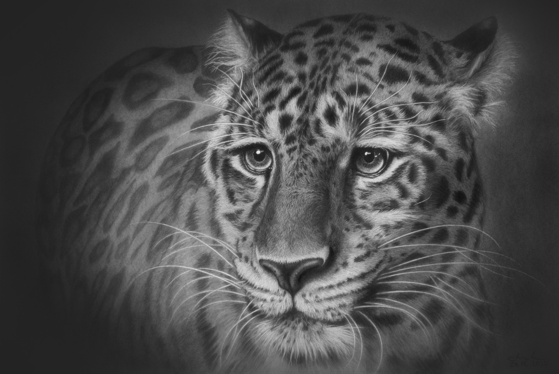 ArtStation - Leopard Portrait