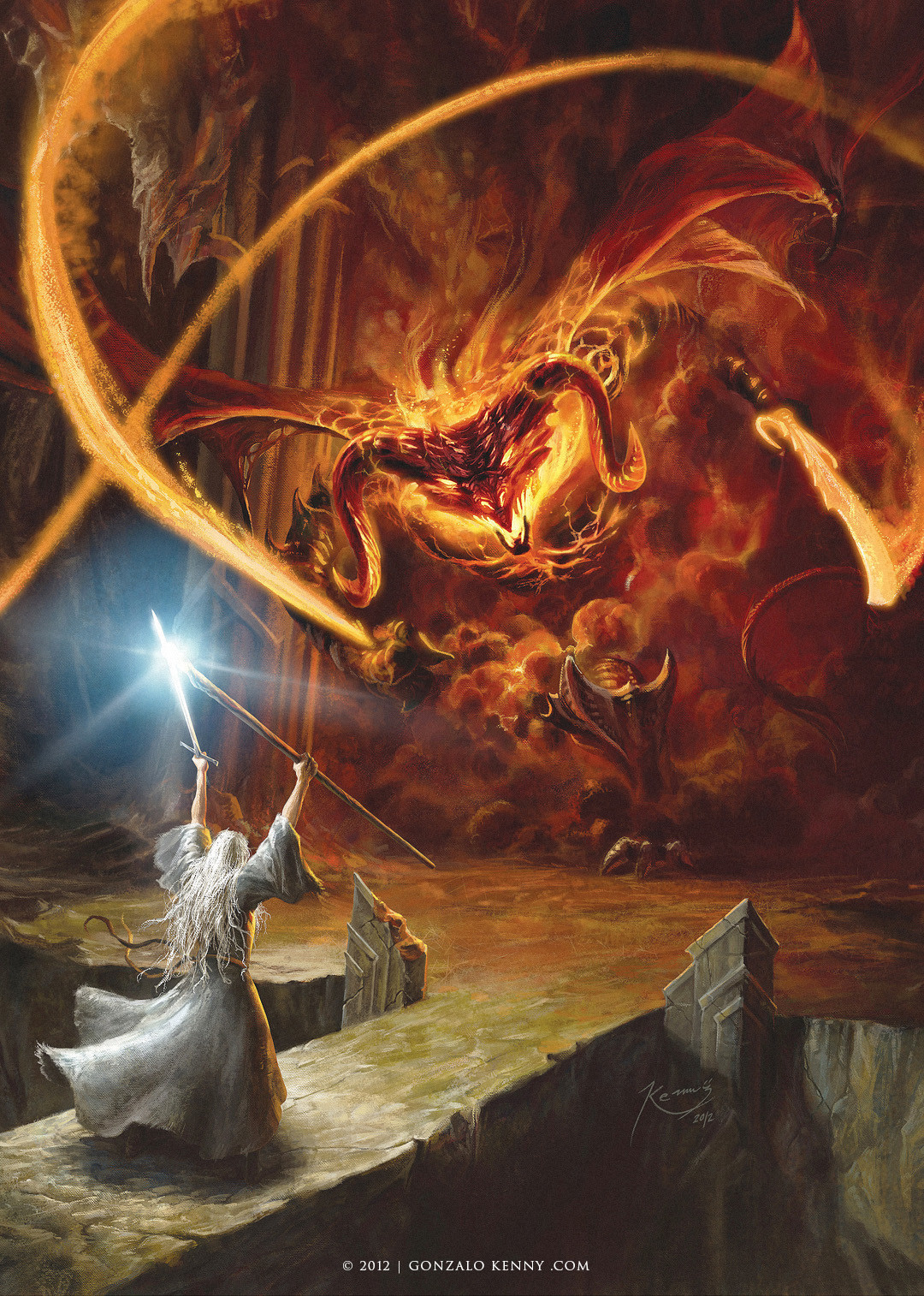 gandalf and the balrog gonzalo kenny