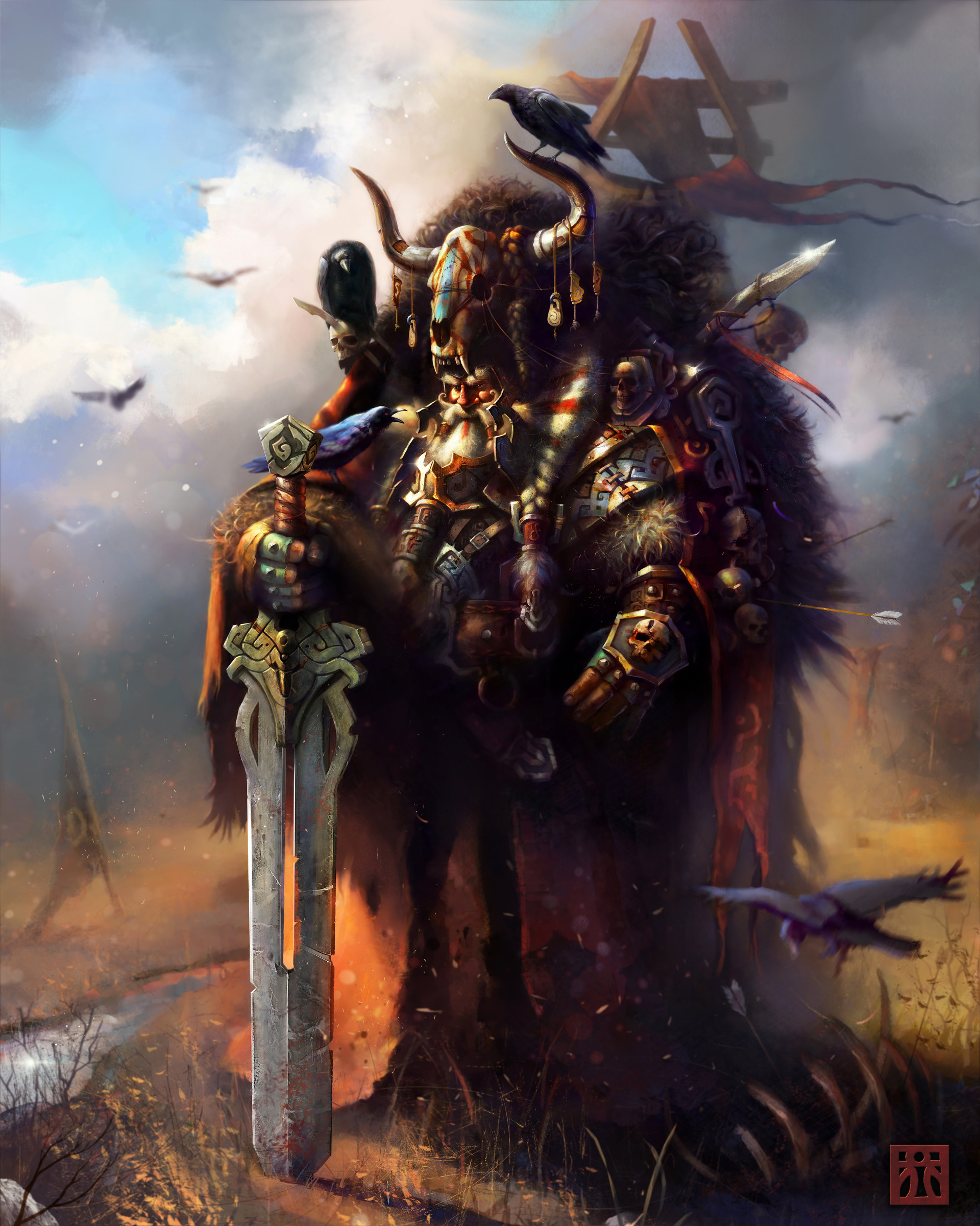 Artstation Dwarf Hunter Personal Work Todor Ignatov