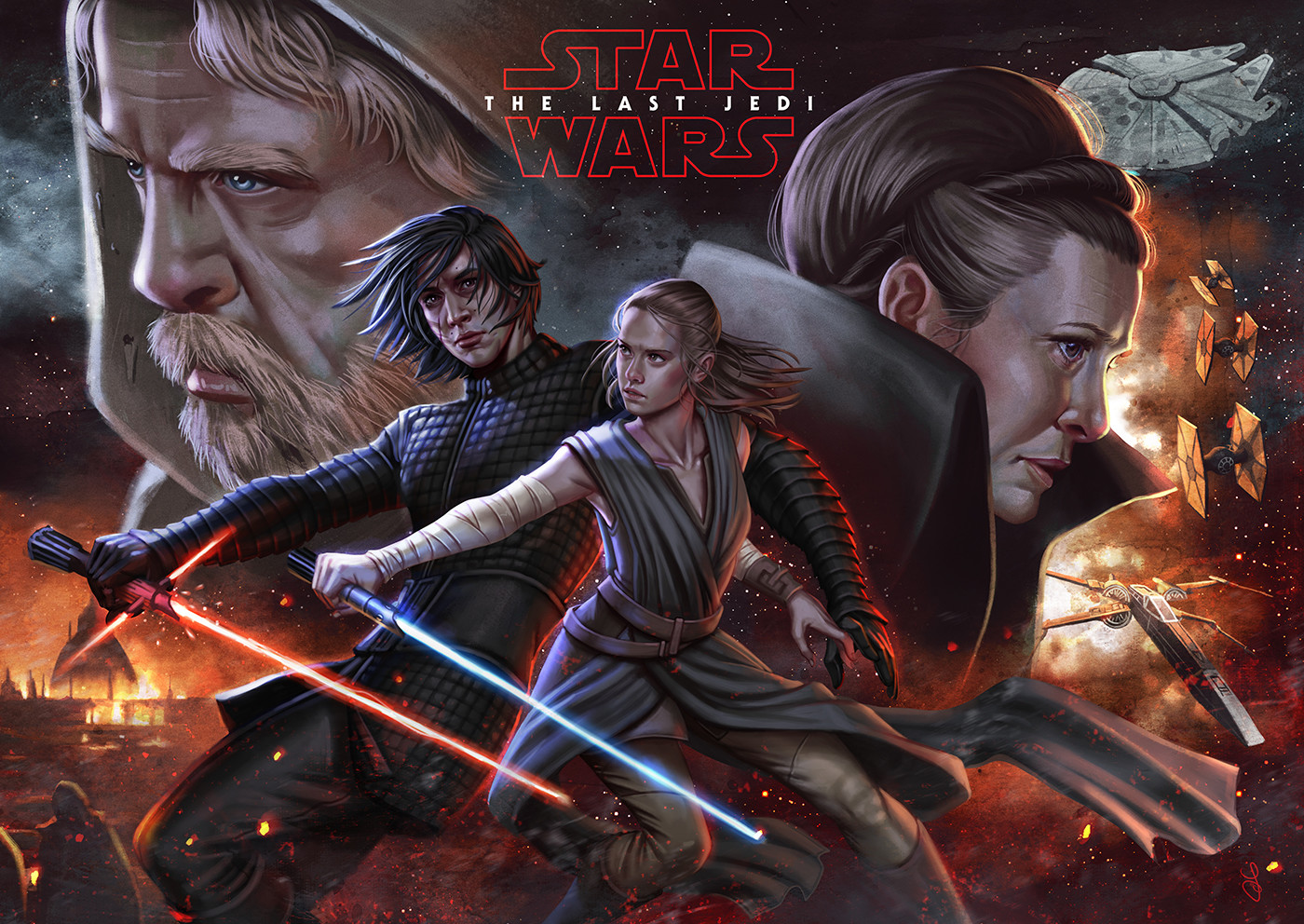 The Last Jedi by Sara Forlenza : r/ImaginaryJedi