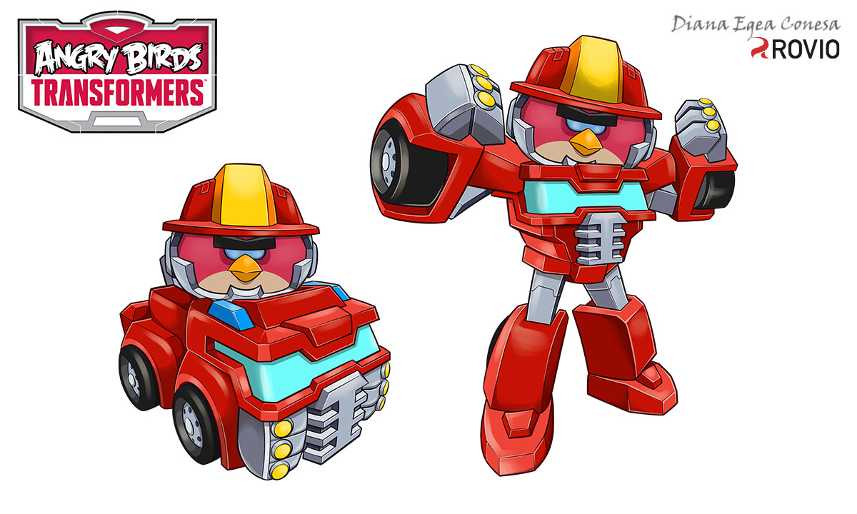Artstation Angry Birds Transformers Autobirds Deceptihogs