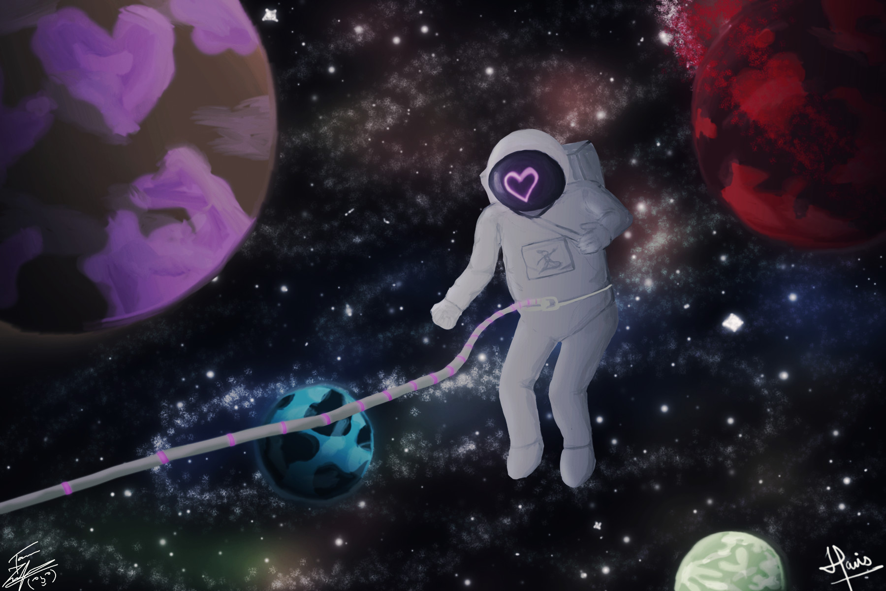 ArtStation Space Love