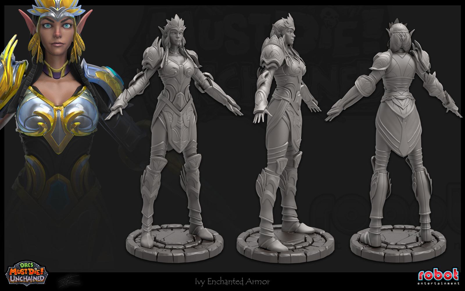 Ivy Enchanted Armor: Orcs Must Die! Unchained Character