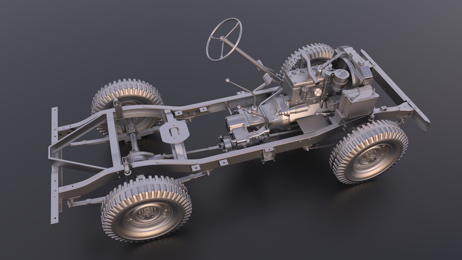 Willys MB Jeep чертежи