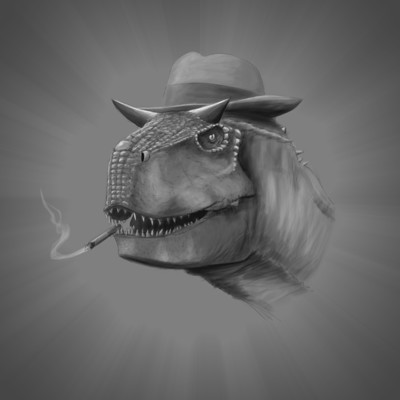 Alvaro cartes smoking carnotaurus by donbarco dabzokm